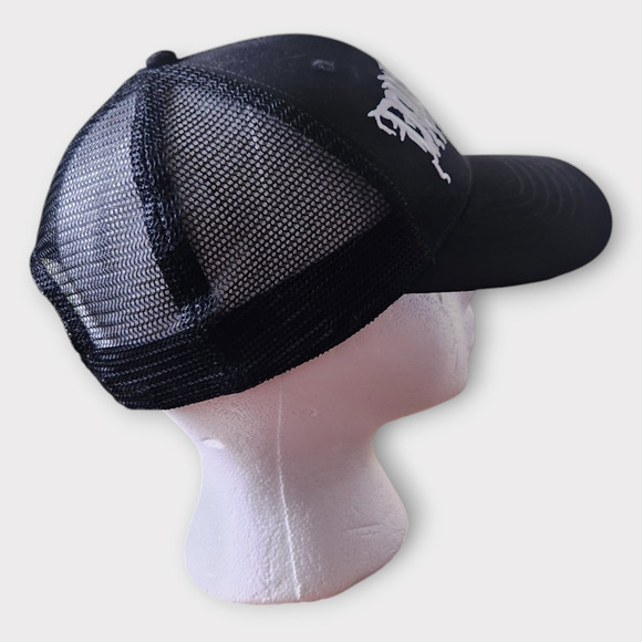 Dolls Kill Trucker Hat Embroidered Logo Snap Back Baseball Cap - Picture 2 of 10